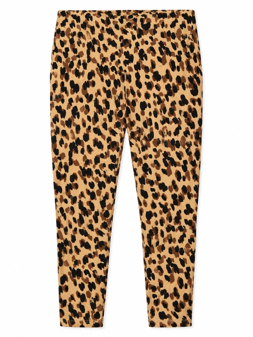 Mixit Leopard Print Leggings - Tan/Black
